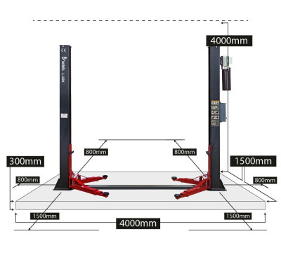 Будкрам купити Автоматичний двостійковий витяг REDATS L-220 Автоматичний двостійковий витяг REDATS L-220 7