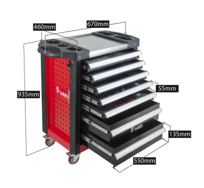 Будкрам купити Візок для майстерні з інструментами 420 ел. REDATS Візок для майстерні з інструментами 420 ел. REDATS 4