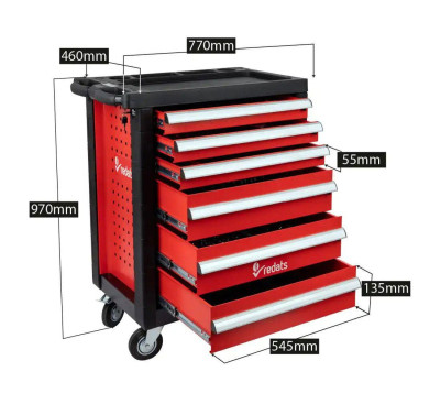 Будкрам купити Візок для майстерні з інструментами REDATS, 196 ел. Візок для майстерні з інструментами REDATS, 196 ел. 2