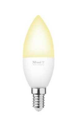 Будкрам купить Trust Лампа умная E14 470 Lumen, 1800-6500k, белый