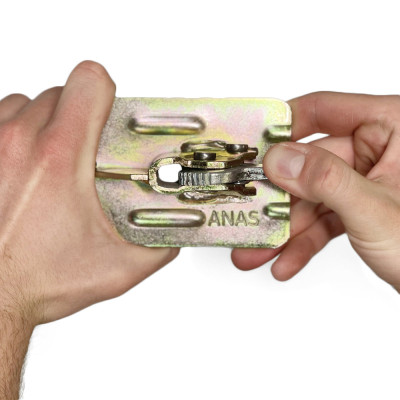 Будкрам купити Комплект посилений затиск пружинний Anas 110х75х4 мм, 100 шт + посилений притискний ключ ANAS Комплект посилений затиск пружинний Anas 110х75х4 мм, 100 шт + посилений притискний ключ ANAS 2