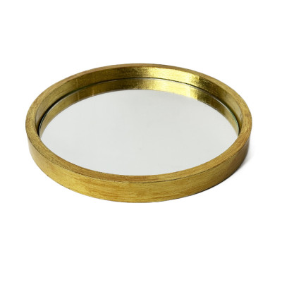 Будкрам купить Зеркало круглое Ø30 см, настенное, золото поталь Sanpreis Зеркало круглое Ø30 см, настенное, золото поталь Sanpreis 4