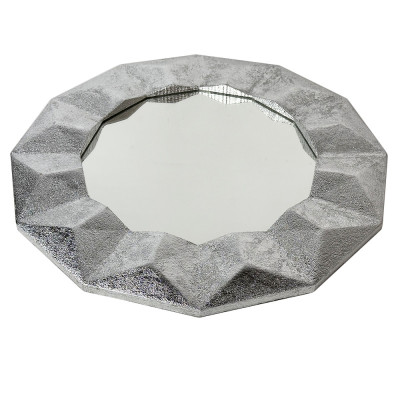 Будкрам купить Зеркало  круглое ПРИЗМА Ø465 мм  настенное, серебро Sanpreis Зеркало  круглое ПРИЗМА Ø465 мм  настенное, серебро Sanpreis 4