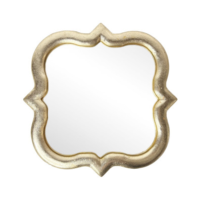 Будкрам купить Зеркало  настенное КАМЕЛИЯ 38.5х38.5 см, рама из МДФ, золото Sanpreis