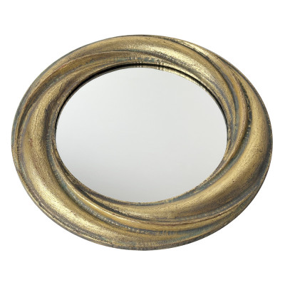 Будкрам купить Зеркало  круглое Ø35 см  настенное поталь золото Sanpreis Зеркало  круглое Ø35 см  настенное поталь золото Sanpreis 3