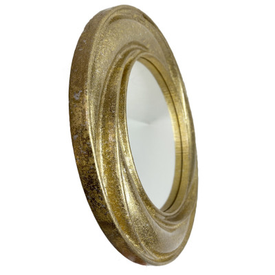Будкрам купить Зеркало  круглое Ø45 см  настенное, поталь золото Sanpreis Зеркало  круглое Ø45 см  настенное, поталь золото Sanpreis 5