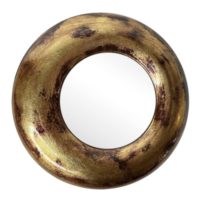 Будкрам купити Дзеркало кругле Ø38 MOON см настінне, рама МДФ, золото, поталь Sanpreis Дзеркало кругле Ø38 MOON см настінне, рама МДФ, золото, поталь Sanpreis 2