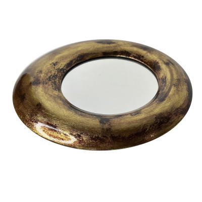 Будкрам купити Дзеркало кругле Ø38 MOON см настінне, рама МДФ, золото, поталь Sanpreis Дзеркало кругле Ø38 MOON см настінне, рама МДФ, золото, поталь Sanpreis 6