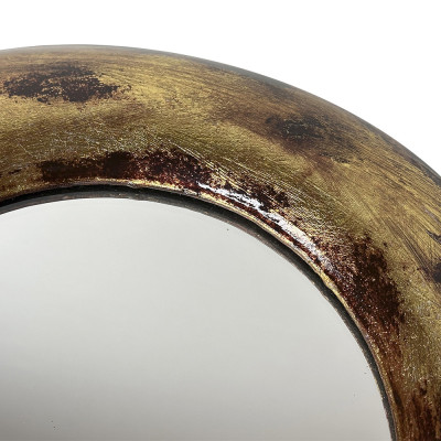 Будкрам купити Дзеркало кругле Ø38 MOON см настінне, рама МДФ, золото, поталь Sanpreis Дзеркало кругле Ø38 MOON см настінне, рама МДФ, золото, поталь Sanpreis 8