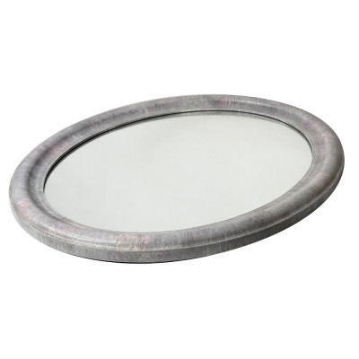 Будкрам купить Зеркало овальное 48х60 см, настенное, рамка МДФ мрамор Sanpreis Зеркало овальное 48х60 см, настенное, рамка МДФ мрамор Sanpreis 4