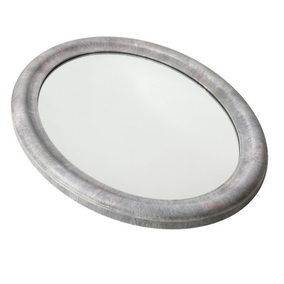 Будкрам купить Зеркало овальное 48х60 см, настенное, рамка МДФ мрамор Sanpreis Зеркало овальное 48х60 см, настенное, рамка МДФ мрамор Sanpreis 3