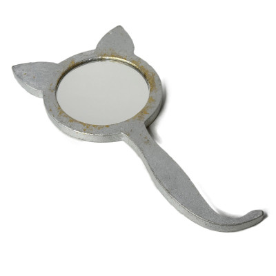 Будкрам купити Дзеркало косметичне на ручці КІШКА 165х4340 поталь Sanpreis Дзеркало косметичне на ручці КІШКА 165х4340 поталь Sanpreis 2