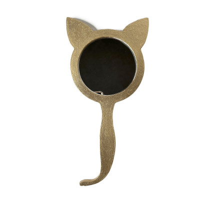 Будкрам купити Дзеркало косметичне на ручці КІШКА 165х4340 поталь Sanpreis Дзеркало косметичне на ручці КІШКА 165х4340 поталь Sanpreis 4