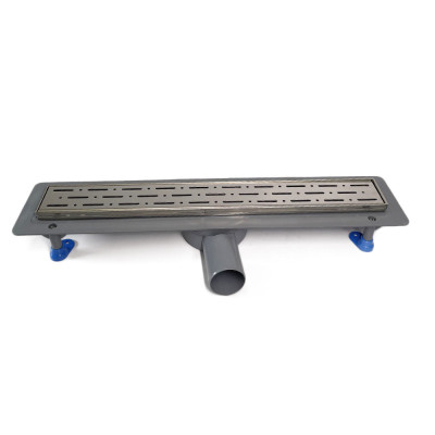 Будкрам купити Душовий канал PRIME LEGAL 60 см, горизонтальний, поворотний сифон, грати дощ Sanpreis