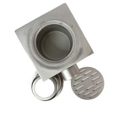 Будкрам купить Душевой трап PREMIUM 20х20 см, нержавеющая сталь, горизонтальный DN70, с гидрозатвором Sanpreis Душевой трап PREMIUM 20х20 см, нержавеющая сталь, горизонтальный DN70, с гидрозатвором Sanpreis 5