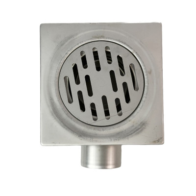 Будкрам купить Душевой трап PREMIUM 20х20 см, нержавеющая сталь, горизонтальный DN70, с гидрозатвором Sanpreis Душевой трап PREMIUM 20х20 см, нержавеющая сталь, горизонтальный DN70, с гидрозатвором Sanpreis 3