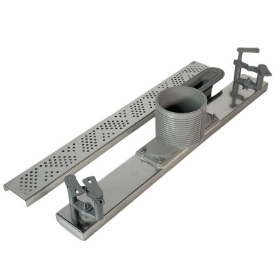 Будкрам купить Душевой канал FORTE 100 DIRECT 60 см, вертикальный, гидрозатвор, решётка вышивка Sanpreis Душевой канал FORTE 100 DIRECT 60 см, вертикальный, гидрозатвор, решётка вышивка Sanpreis 5