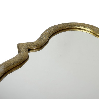 Будкрам купити Дзеркало настінне КАМЕЛІЯ 50х50 см, рама зі МДФ, золото Sanpreis Дзеркало настінне КАМЕЛІЯ 50х50 см, рама зі МДФ, золото Sanpreis 4