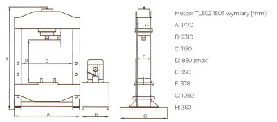 Будкрам купить Пресс гидравлический METCOR 100 т Пресс гидравлический METCOR 100 т 9