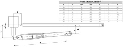 Будкрам купить SMARTY7 Roger Technology для распашных ворот стулка до 7 м вес до 1400 кг BRUSHLESS SMARTY7 Roger Technology для распашных ворот стулка до 7 м вес до 1400 кг BRUSHLESS 6