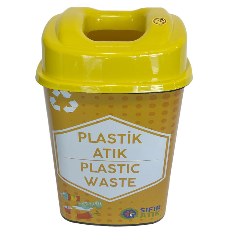 Будкрам купити Бак для сортування сміття 50Л, кришка з отвором, пластик SNMZ