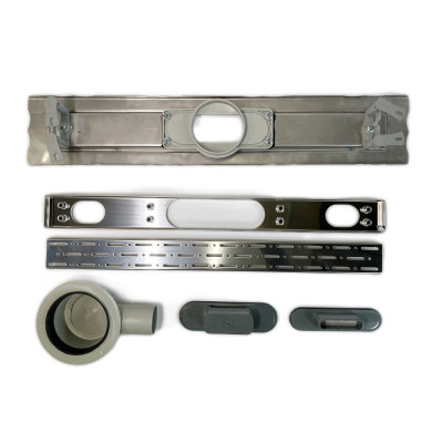 Будкрам купить Душевой трап ELITE LEGAL  60 см, горизонтальный, поворотный сифон, нержавеющая сталь, решетка дождь Sanpreis Душевой трап ELITE LEGAL  60 см, горизонтальный, поворотный сифон, нержавеющая сталь, решетка дождь Sanpreis 3