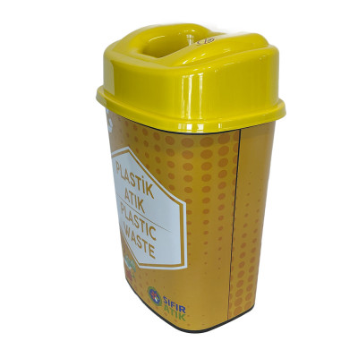 Будкрам купити Баки для сортування сміття 4х50Л, кришка з отвором, пластик SNMZ Баки для сортування сміття 4х50Л, кришка з отвором, пластик SNMZ 6