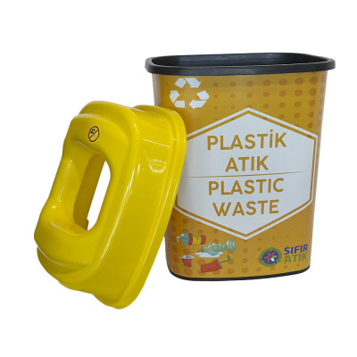 Будкрам купити Бак для сортування сміття 50Л, кришка з отвором, пластик SNMZ Бак для сортування сміття 50Л, кришка з отвором, пластик SNMZ 5