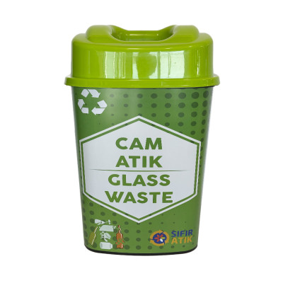 Будкрам купити Бак для сортування сміття 50Л, кришка з отвором, пластик SNMZ Бак для сортування сміття 50Л, кришка з отвором, пластик SNMZ 4