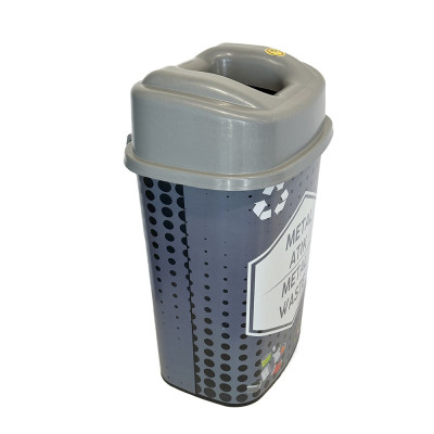 Будкрам купити Баки для сортування сміття 4х50Л, кришка з отвором, пластик SNMZ Баки для сортування сміття 4х50Л, кришка з отвором, пластик SNMZ 9