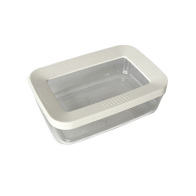 Будкрам купити Харчовий контейнер 0,6Л HOBI BOX, пластик, прозорий із білою кришкою SNMZ Харчовий контейнер 0,6Л HOBI BOX, пластик, прозорий із білою кришкою SNMZ 2