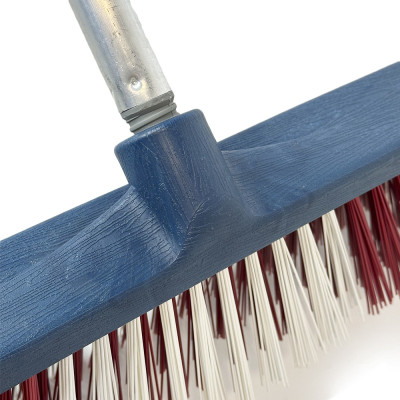 Будкрам купити Щітка вулична 50 см із жорстким ворсом та алюмінієвою ручкою ручкою 130 см Sanpreis Щітка вулична 50 см із жорстким ворсом та алюмінієвою ручкою ручкою 130 см Sanpreis 2