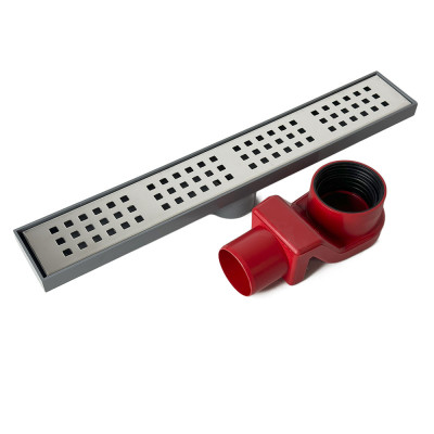 Будкрам купити Душовий трап REVOLVE 40 см, s-сифон, горизонтальний, решітка квадрат Sanpreis Душовий трап REVOLVE 40 см, s-сифон, горизонтальний, решітка квадрат Sanpreis 3