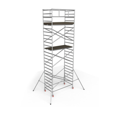 Будкрам купить Тура строительная на колесах алюминиевая PROFESIONAL M-8 7190x1270 Sanpreis Тура строительная на колесах алюминиевая PROFESIONAL M-8 7190x1270 Sanpreis 3