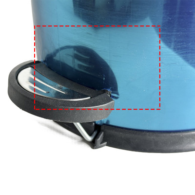 Будкрам купити Відро для сміття з педаллю MICRO 5Л, нержавіюча сталь, хром-УЦІНКА VINKS Відро для сміття з педаллю MICRO 5Л, нержавіюча сталь, хром-УЦІНКА VINKS 2