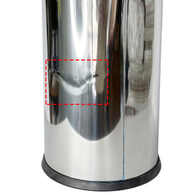 Будкрам купить Мусорное ведро 20Л с прижимным кольцом, нержавеющая сталь, хром-УЦЕНКА VINKS Мусорное ведро 20Л с прижимным кольцом, нержавеющая сталь, хром-УЦЕНКА VINKS 4