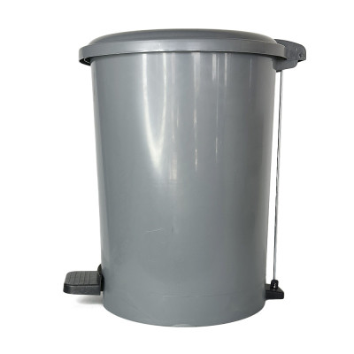 Будкрам купити Відро для сміття з педаллю 50 Л, пластик, сірий Afacan Plastik Відро для сміття з педаллю 50 Л, пластик, сірий Afacan Plastik 6
