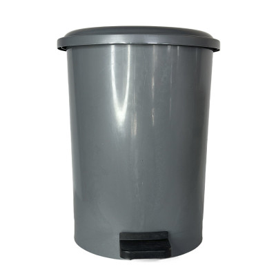 Будкрам купити Відро для сміття з педаллю 40 Л, пластик, сірий Afacan Plastik