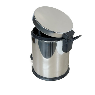 Будкрам купити Відро для сміття з педаллю MICRO 5Л, нержавіюча сталь, хром-УЦІНКА VINKS Відро для сміття з педаллю MICRO 5Л, нержавіюча сталь, хром-УЦІНКА VINKS 5
