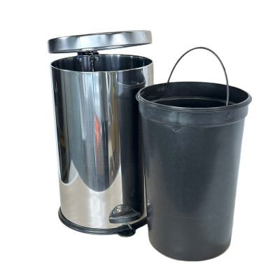 Будкрам купити Відро для сміття 16Л з педаллю, нержавіюча сталь, хром - УЦЕНКА VINKS Відро для сміття 16Л з педаллю, нержавіюча сталь, хром - УЦЕНКА VINKS 5