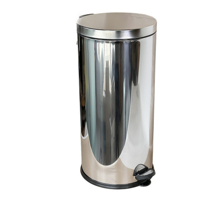 Будкрам купити Відро для сміття 30Л з педаллю, нержавіюча сталь, хром-уцінка VINKS Відро для сміття 30Л з педаллю, нержавіюча сталь, хром-уцінка VINKS 4