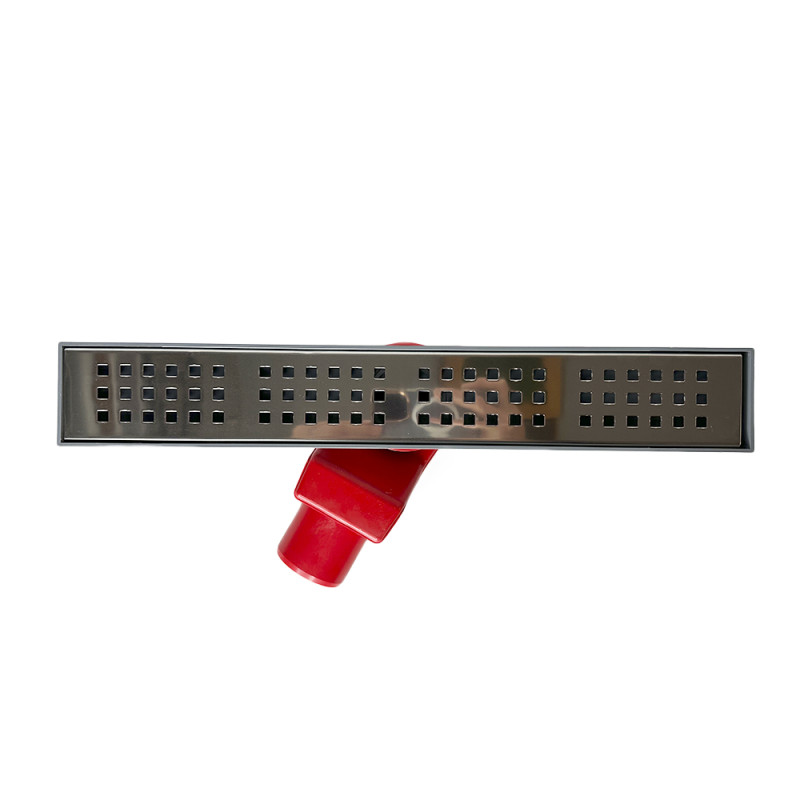 Будкрам купити Душовий трап REVOLVE 40 см, s-сифон, горизонтальний, решітка квадрат Sanpreis