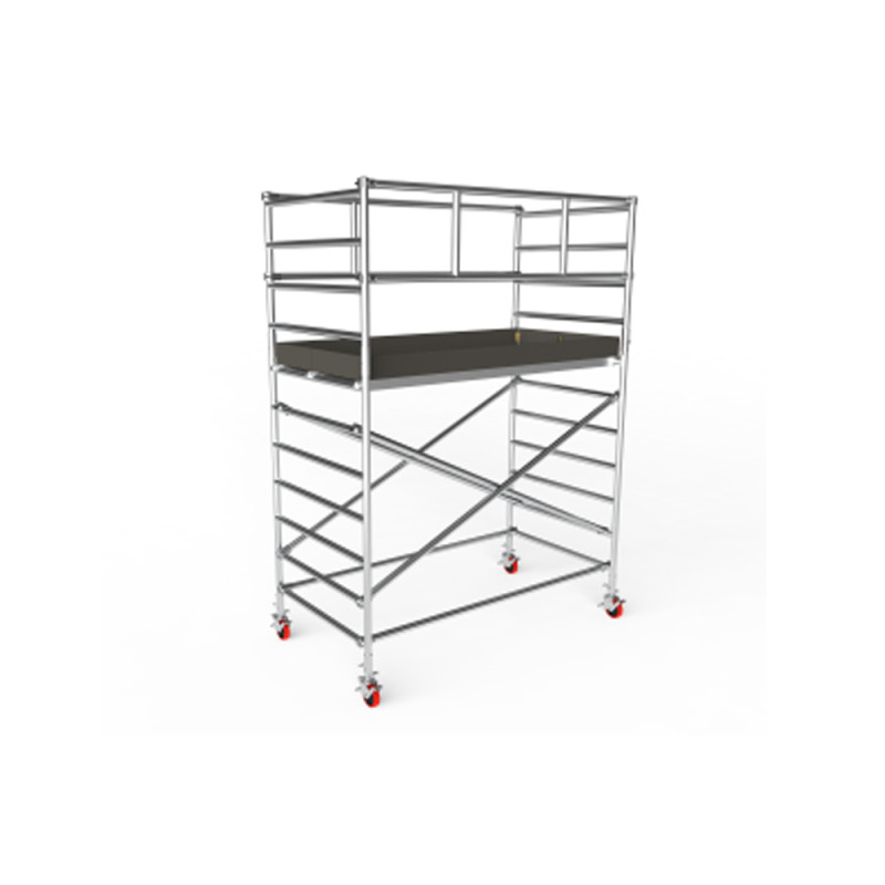 Будкрам купить Тура строительная на колесах алюминиевая PROFESIONAL M-4 3210x1270 Sanpreis