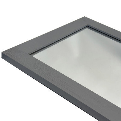 Будкрам купить Зеркало настенное 415х805, рама МДФ, прямоугольное, серый Sanpreis Зеркало настенное 415х805, рама МДФ, прямоугольное, серый Sanpreis 2