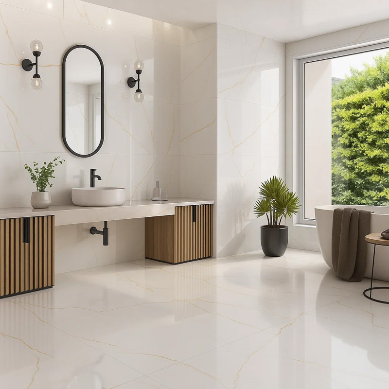 Будкрам купить 120x120 PRIS.BIANCO MAR GOLD PUL (1 сорт)