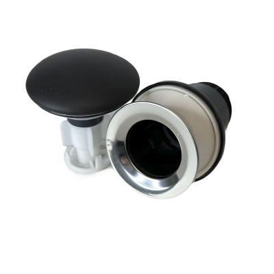 Будкрам купить Донный клапан для раковины Elixir 1-1/4"с системой CLICK-CLACK, керамика, черный матовый Sanpreis Донный клапан для раковины Elixir 1-1/4"с системой CLICK-CLACK, керамика, черный матовый Sanpreis 4