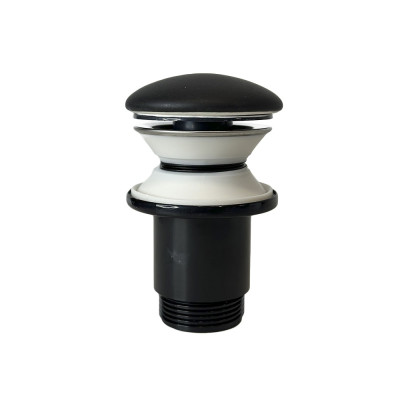 Будкрам купить Донный клапан для раковины Elixir 1-1/4"с системой CLICK-CLACK, керамика, черный матовый Sanpreis Донный клапан для раковины Elixir 1-1/4"с системой CLICK-CLACK, керамика, черный матовый Sanpreis 3