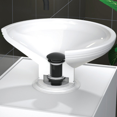 Будкрам купить Донный клапан для раковины Elixir 1-1/4"с системой CLICK-CLACK, керамика, черный матовый Sanpreis Донный клапан для раковины Elixir 1-1/4"с системой CLICK-CLACK, керамика, черный матовый Sanpreis 6