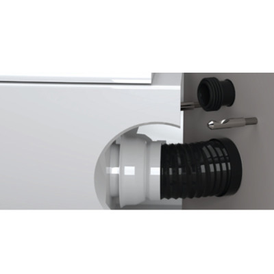 Будкрам купити З'єднання для унітазу гофроване Ø90х110-180 мм Sanpreis З'єднання для унітазу гофроване Ø90х110-180 мм Sanpreis 2