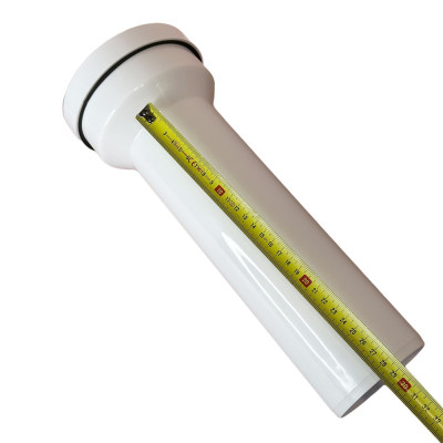 Будкрам купить Патрубок Ø90х350 мм для подвесного унитаза, белый Sanpreis Патрубок Ø90х350 мм для подвесного унитаза, белый Sanpreis 3